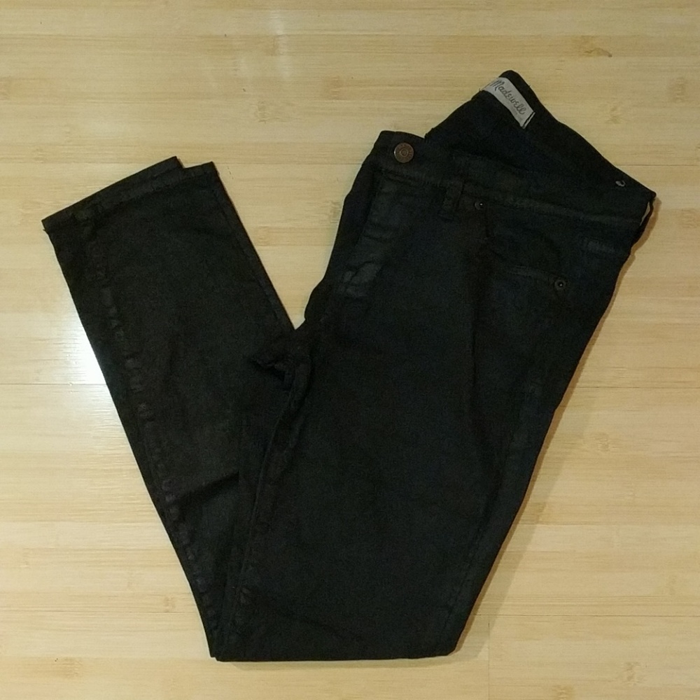 EUC Madewell Black Skinny Jeans